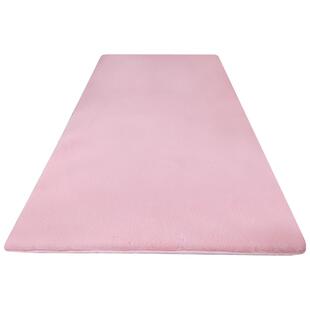 仿兔毛地毯卧室满铺床边毯粉色少女系房间床下毛绒毯网红毛毯地垫