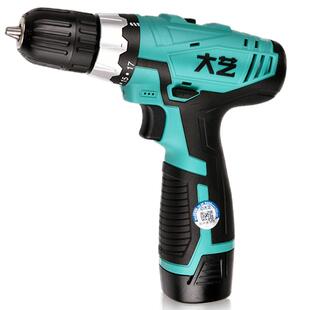 大艺手电钻家用小型手枪钻锂电池多功能充电式电动螺丝刀官方正品
