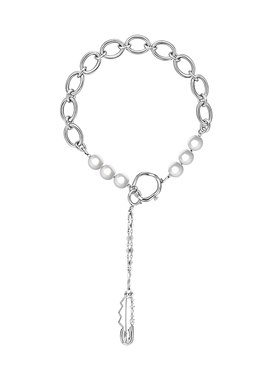 原创设计潮流夸张珍珠情侣款项链