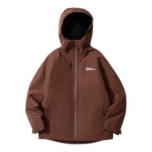 JackWolfskin狼爪25秋冬新款ICECAPE情侣防水鹅绒羽绒服A65299A