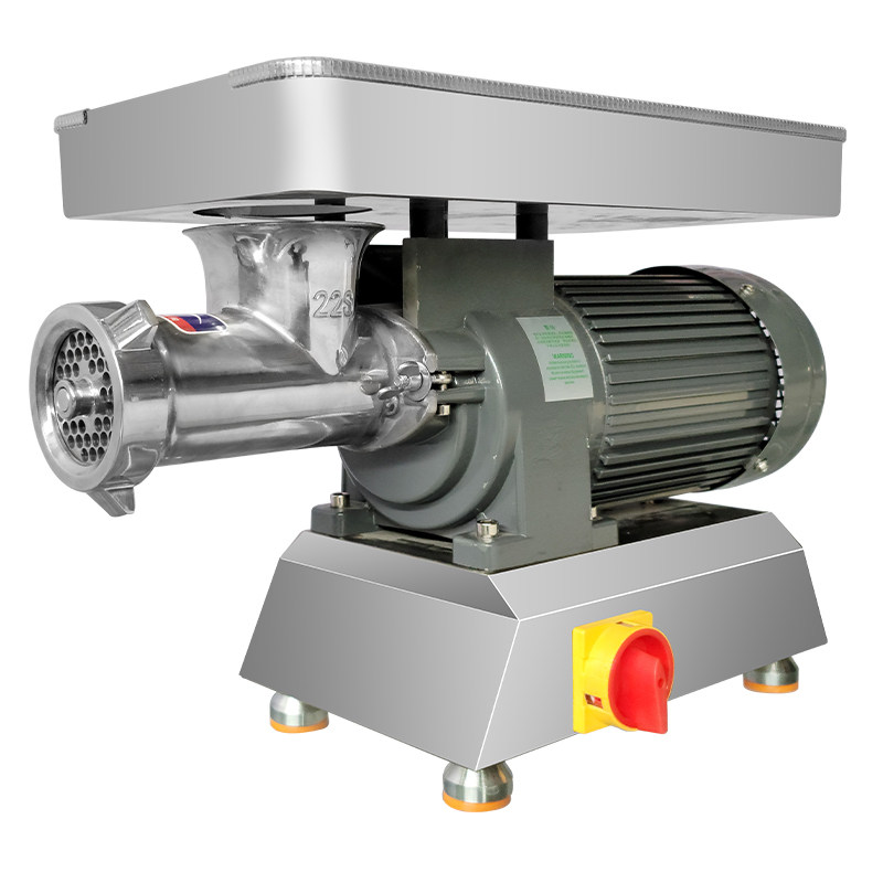 微聚绞肉机商用电动冻鲜肉灌肠碎肉绞菜多功能全自动大功率不锈钢