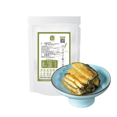 纯素海苔脆皮豆排种子有爱非油炸