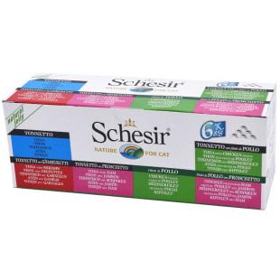 意大利 Schesir雪诗雅 彩虹猫罐头进口湿粮天然成幼猫零食罐