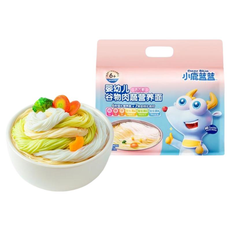 小鹿蓝蓝婴幼儿谷物肉蔬营养面