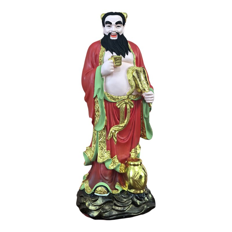 吕洞宾何仙姑树脂八仙神像
