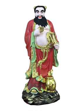 吕洞宾何仙姑树脂八仙神像