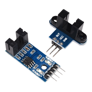 智能小车测速模块 码盘计数器 电机红外槽型光耦对射光电传感器