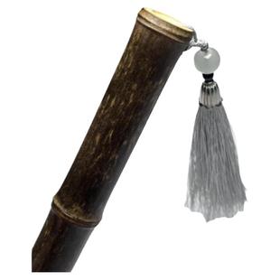 杨紫同款紫竹手把件文玩竹子把件盘玩实心竹手把件竹子玉竹把件