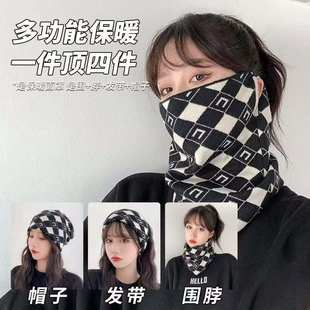 围脖女冬季 春秋 护颈脖套保暖摩托车骑行挂耳面罩滑雪护脸2025新款