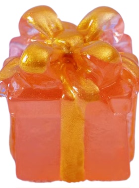 微景观创意圣诞发夜光礼物盒摆件