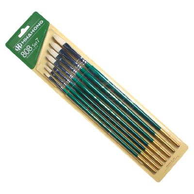 进口猪鬃毛艺考水粉笔美术生专用