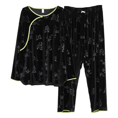 雅芷欣秀女金丝绒200斤睡衣大码
