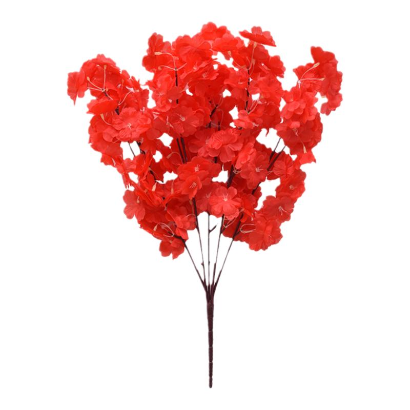 仿真樱花枝樱花树塑料桃花枝插花