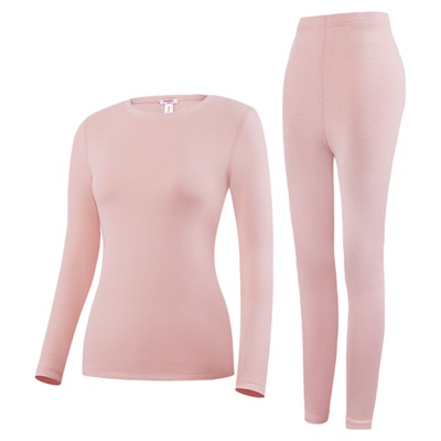 Bonny/博尼女保暖套装保暖内衣发热美肤衣秋衣秋裤大码加厚加绒