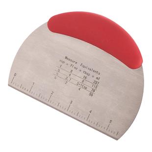 硅胶不锈钢切面刀奶油刮面板刮刀面团油条切肠粉专用刮板烘焙工具