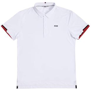 【官方立减】PGM高尔夫服装男装衣服短袖t恤运动上衣polo衫