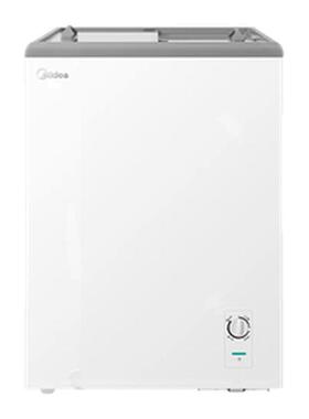 美的105小冰柜家用商用小型展示柜迷你雪糕冷柜冷冻冷藏官方冰箱