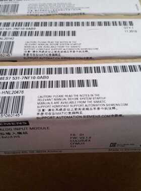 议价西门6ES7531-7NF10-0AB0 S7-1500模拟量输入模块6ES75317NF10