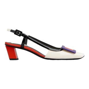 RogerVivier/罗杰维维亚女士高跟鞋漆面小牛皮摩天高跟4.5cm新款