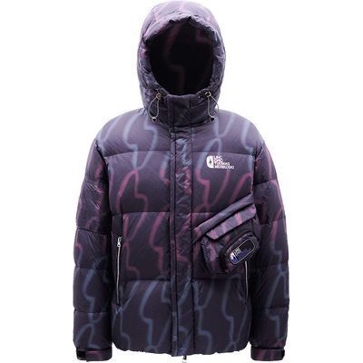 金羽杰明星同款短款面包羽绒服