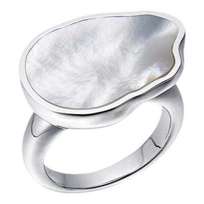 THEYKNOW纯银巴洛克贝母戒指