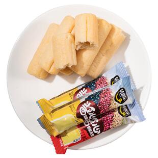 米果酥夹心米棒卷老式休闲粗粮儿童怀旧童年米果棒食品小零食小吃