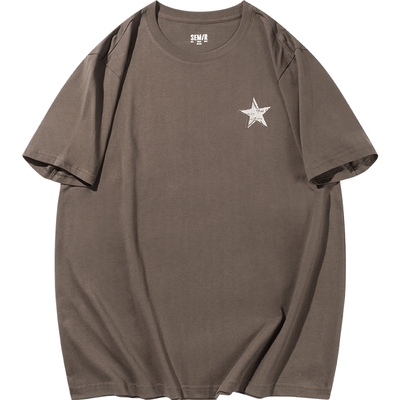 森马潮流个性印花纯棉短袖T恤男