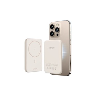 【3C认证】绿联磁吸无线充电宝10000毫安适用于iPhone17/16手机超薄小巧便携Magsafe外接电池自带线移动电源