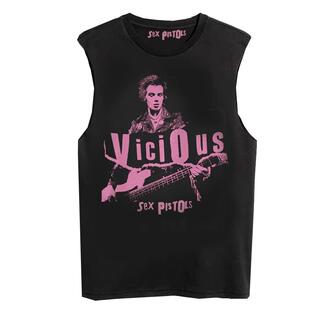 SEX PISTOLS 性手枪乐队美式朋克街头Sid Vicious男士背心无袖T恤