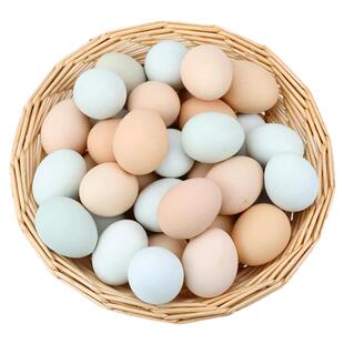 乌鸡蛋绿壳混合土鸡蛋农家新鲜土鸡蛋宝月子蛋整箱批发