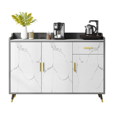 客厅收纳柜岩板实木轻奢风岩板