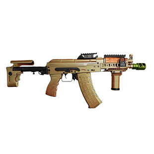 DS泽宁特74U二代全行程AK电动模型发射器短突wargame玩具枪CS下场