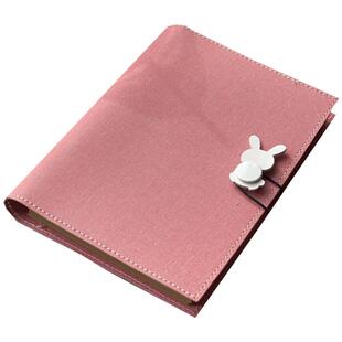 SilverMoon银月高颜值本子活页笔记本文艺精致简约ins风日记本厚少女心可爱便携随身手帐本无格软皮