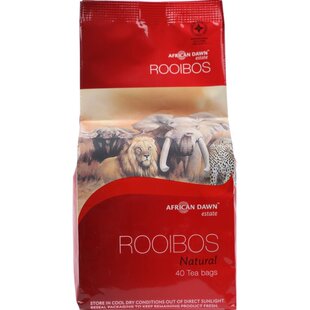 五兽南非国宝路易波士博士茶琥珀线叶金雀花茶原味红茶包rooibos