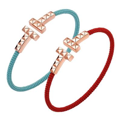 【生日礼物】周大生银手镯情侣款