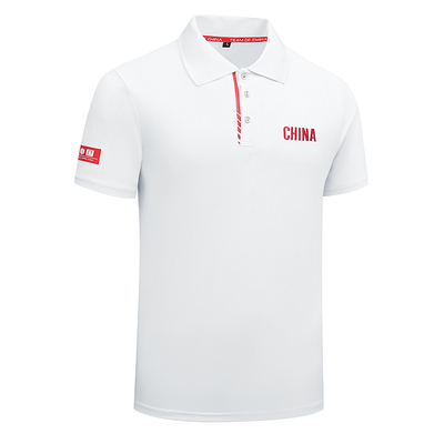 中国队运动服短袖T恤男女速干衣