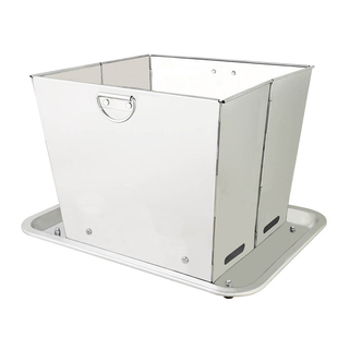 家用折叠烧宝桶化纸桶不锈钢聚宝盆化金炉烧经桶无烟烧纸桶大火盆