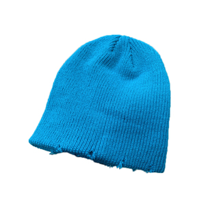 姚叔叔/两种戴法！人手一顶秋冬百搭纯色显脸小割破针织毛线帽子