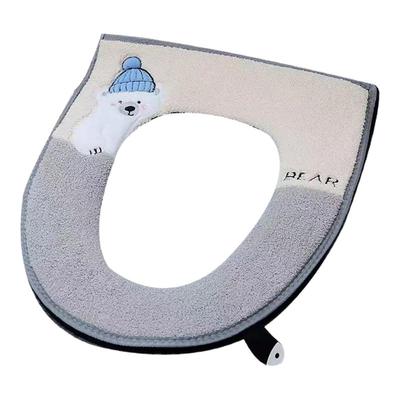 加大号毛绒卡通马桶厚坐垫