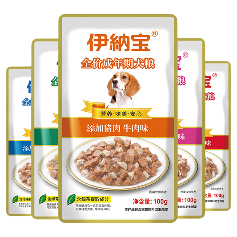 伊纳宝妙鲜封包拌饭湿粮狗罐头