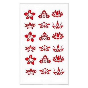 儿童花钿眉心贴女孩宝宝额头印花纹身贴纸成人汉服古装古风美人贴