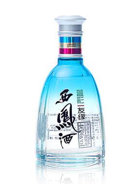 西凤酒46度蓝彩友缘凤香型白酒