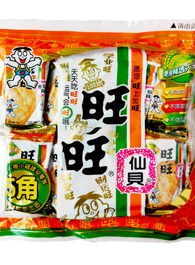 旺旺仙贝三片装雪饼组合装过年吃