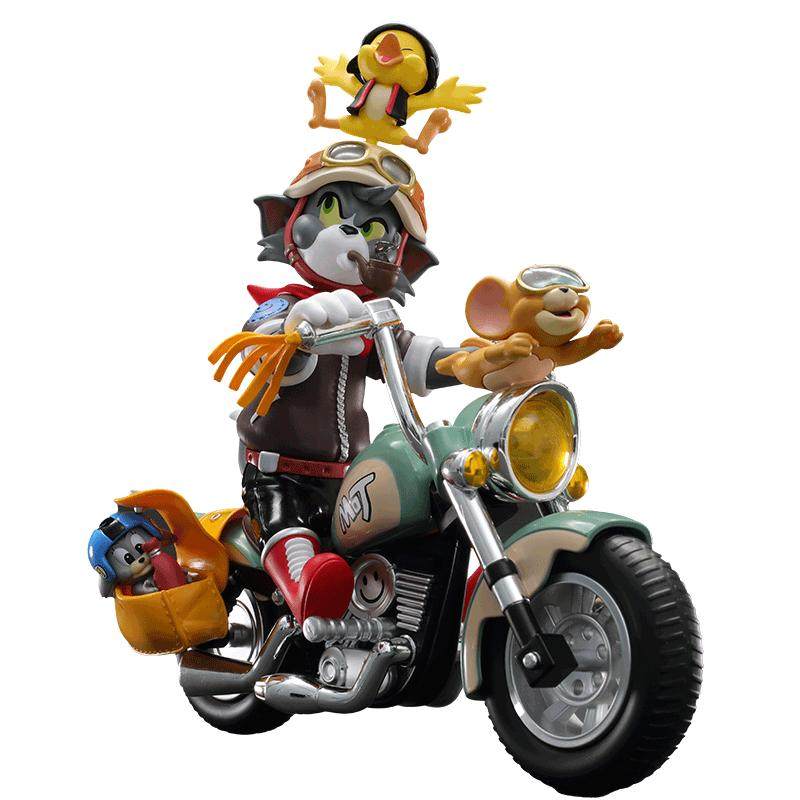 52TOYS猫和老鼠复古机车手办男朋友520礼物