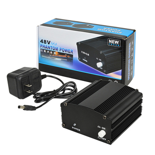 48V幻象电源电容麦克风无噪声大振膜话筒幻想电源供电器话放 通用
