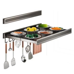 厨房多功能伸缩折叠窗台延伸板备菜置物架上墙壁挂神器免打孔隔板