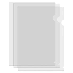 A4单片夹L型文件夹透明插页文件袋a4纸保护套文件套加厚单页档案资料简历夹试卷夹固定纸张办公用品批发防水