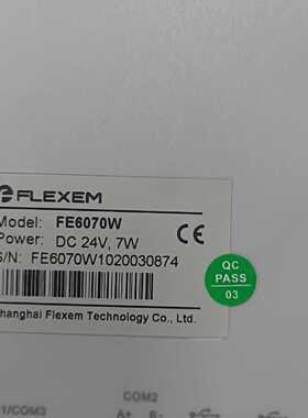 【议价-可维修】HMI触摸屏 FE6070W DC24V 7W 工控备件  /均有货