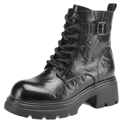 星期六山茶花厚底马丁靴女款2025