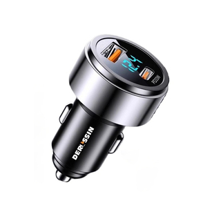 车载充电器超级快充车充手机点烟器一拖二转换插头快速插座汽车用